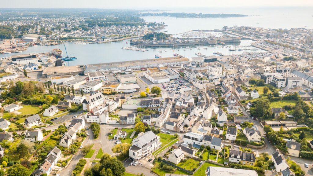 Photographie aérienne à Concarneau