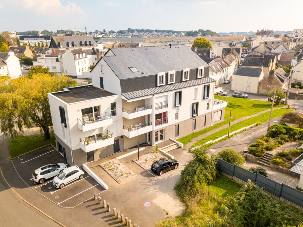 Photographie aérienne entreprise concarneau